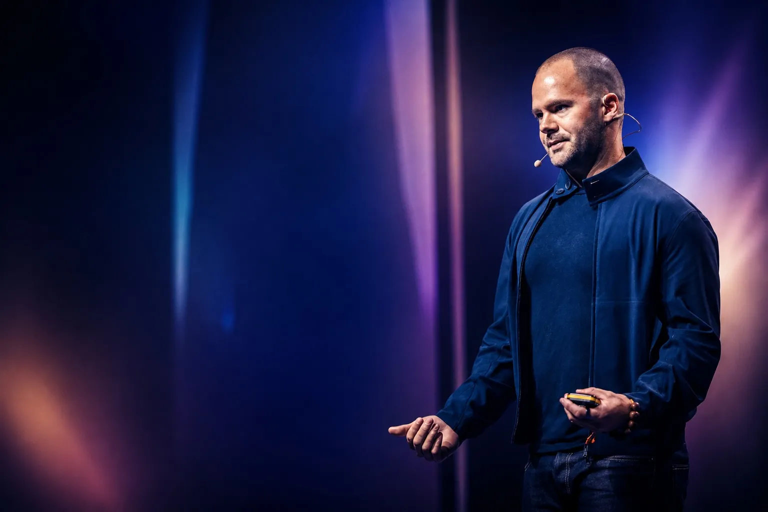 Boomer Anderson at Biohacker Summit 2022 Amsterdam