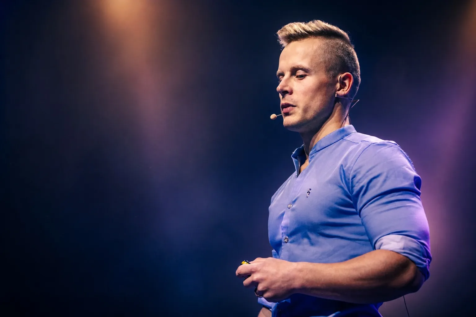 Siim Land at Biohacker Summit 2022 Amsterdam