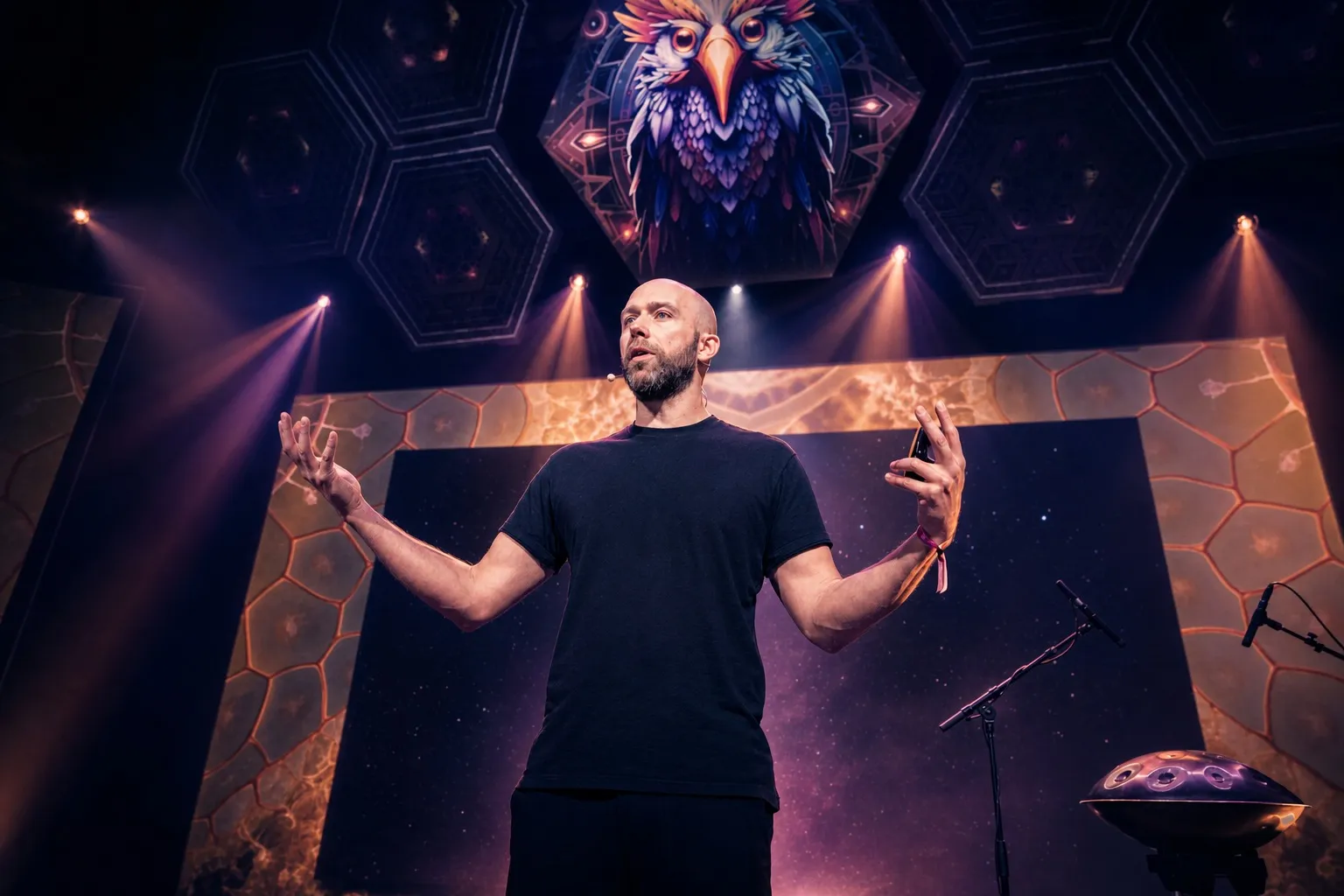 Kasper van der Meulen at Biohacker Summit 2023 Amsterdam