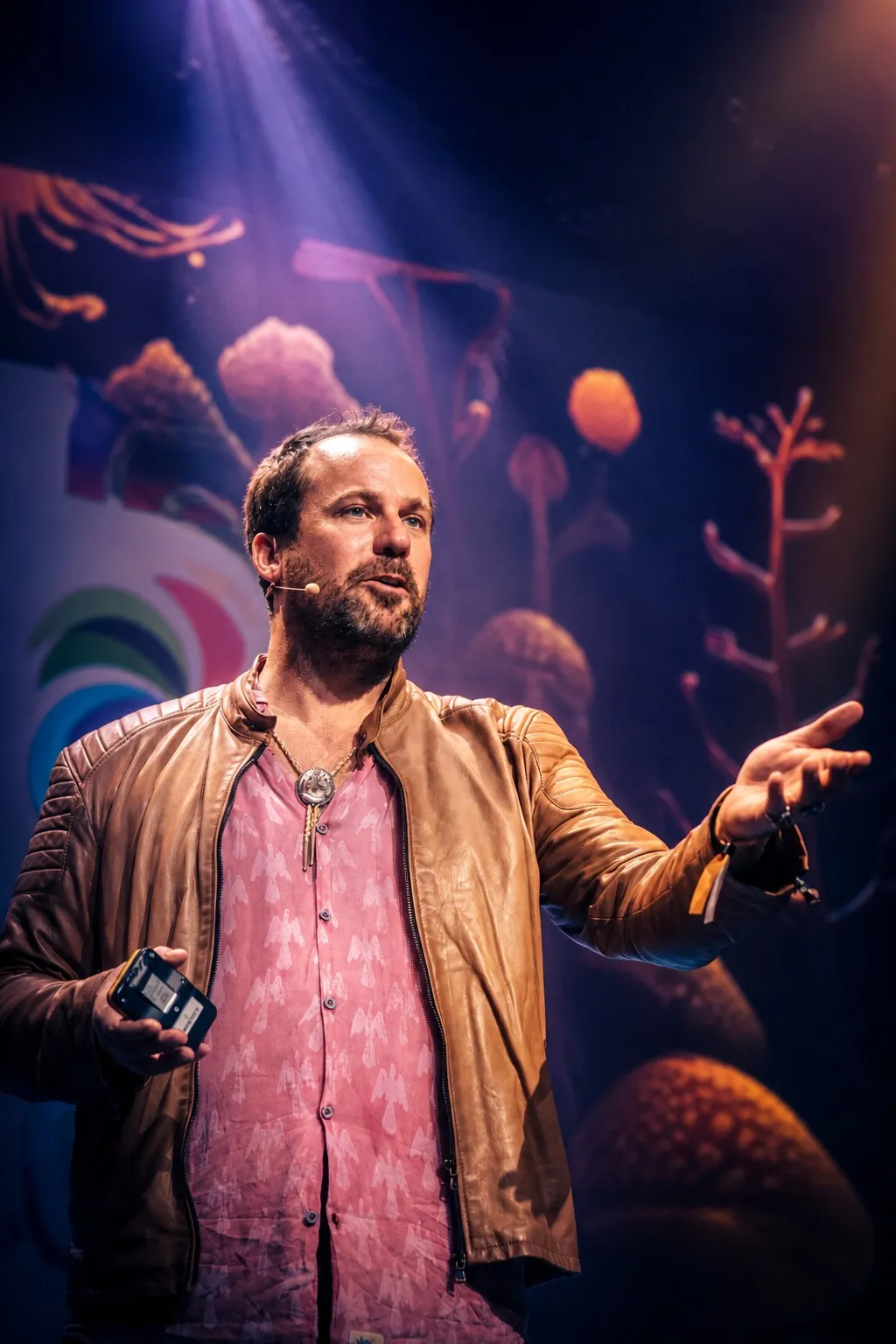 Dennis Walker at Biohacker Summit 2023 Amsterdam