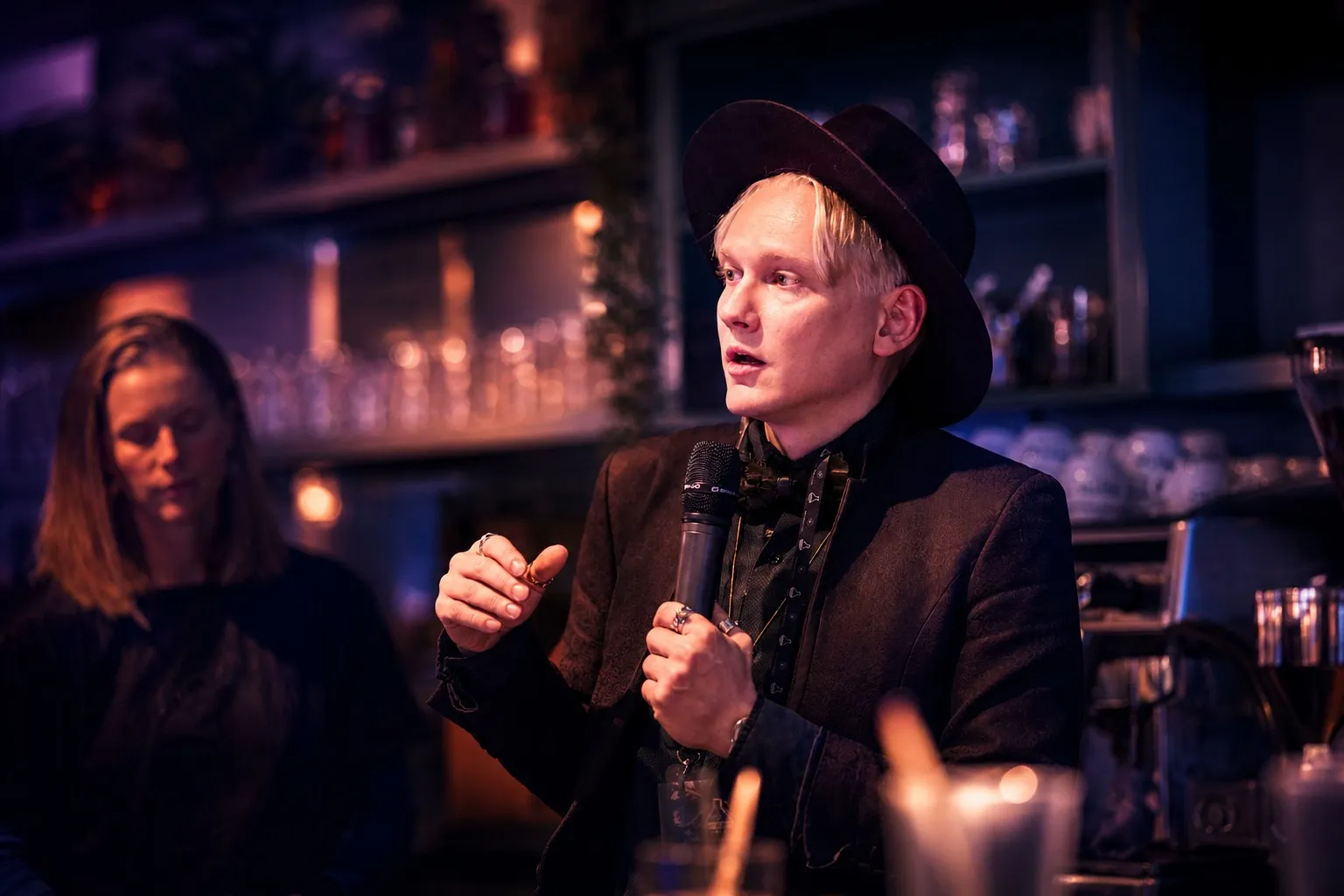 Teemu Arina at Biohacker Summit 2023 Amsterdam
