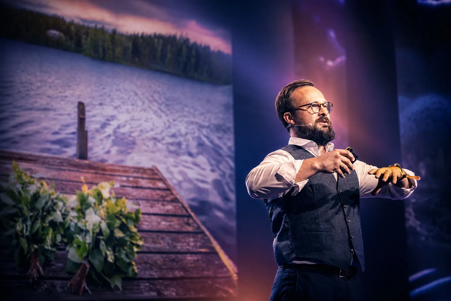 Eric Puro at Biohacker Summit 2024 Helsinki