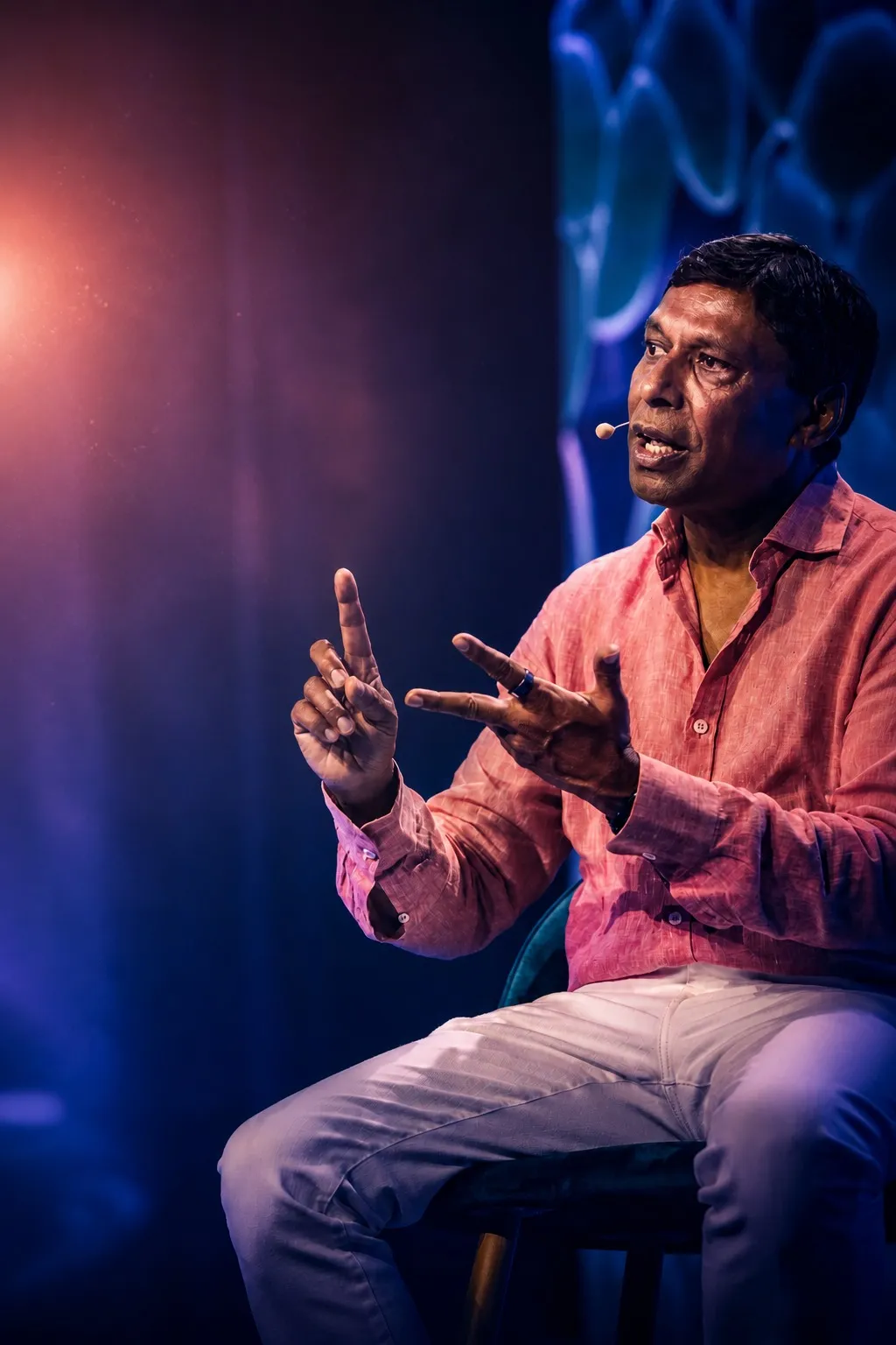 Naveen Jain at Biohacker Summit 2024 Helsinki
