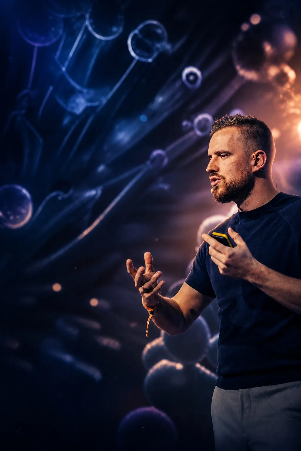 Xander Denys at Biohacker Summit 2024 Helsinki