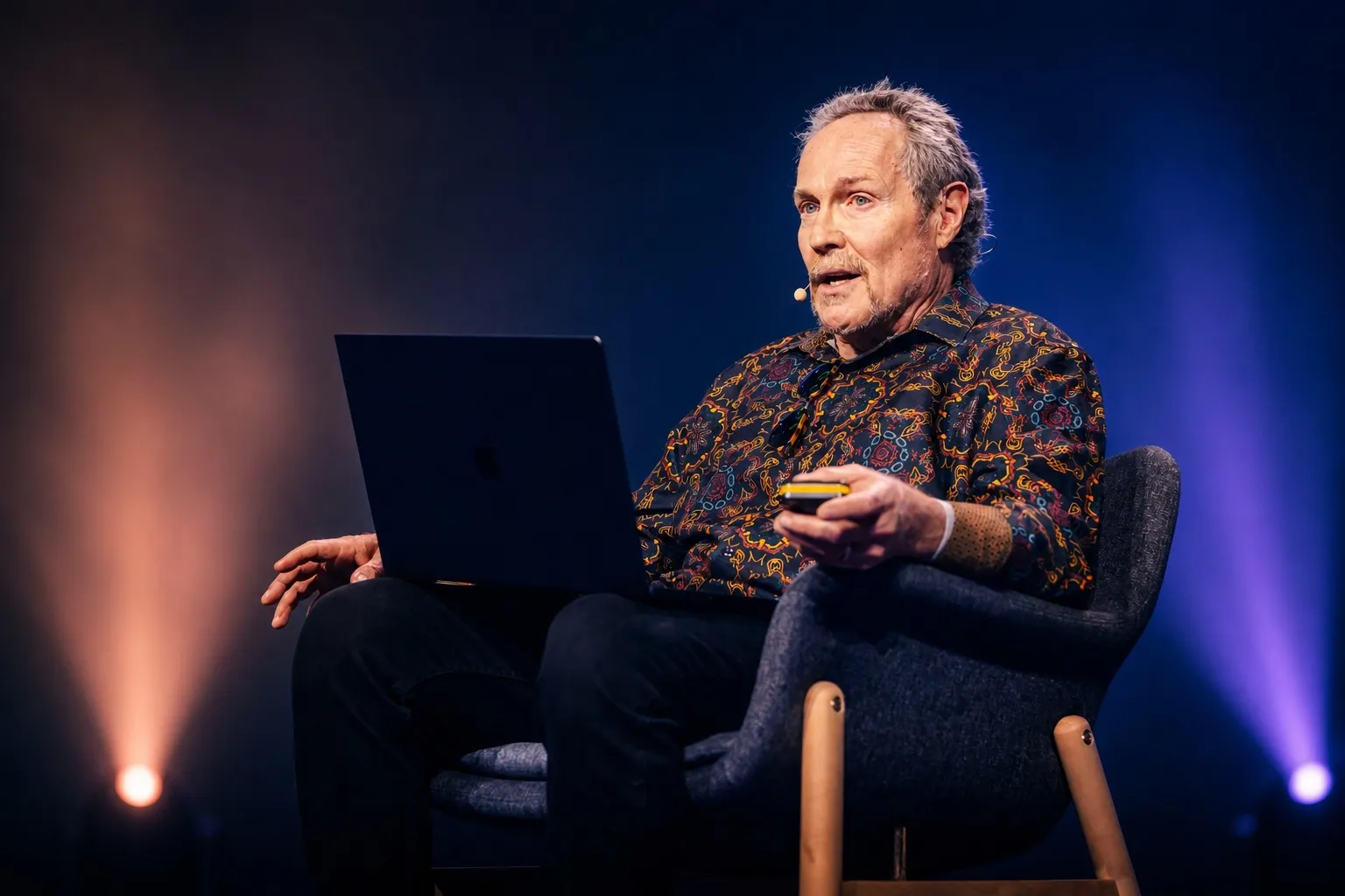 Del Potter at Biohacker Summit 2024 Helsinki