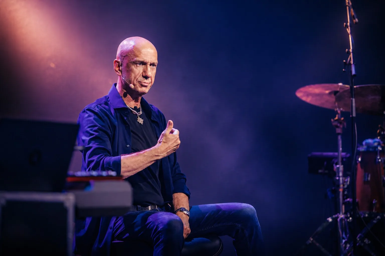 Peep Vain at Biohacker Summit 2024 Helsinki