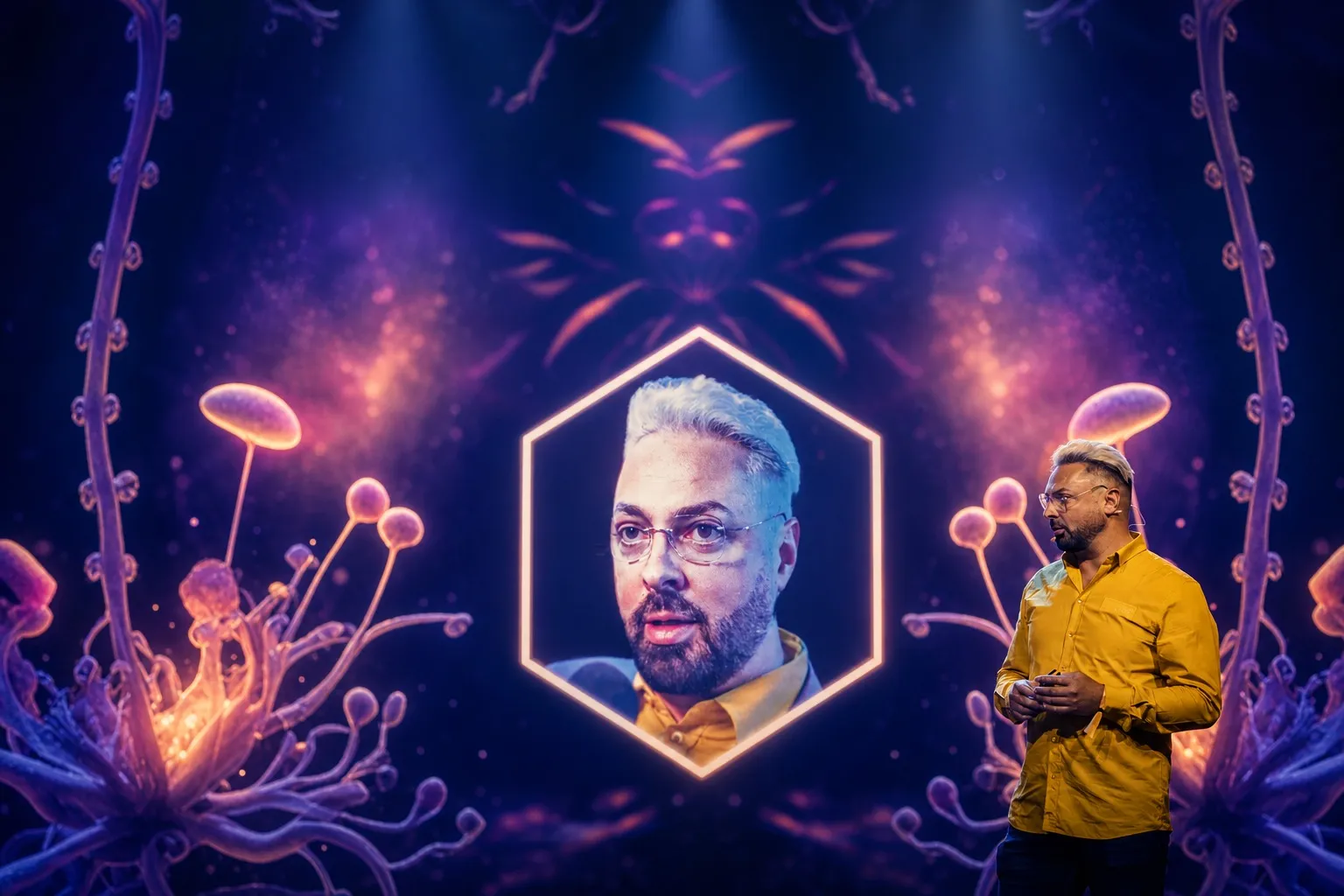 Valentin Ancuta at Biohacker Summit 2024 Helsinki