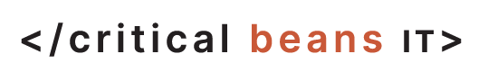 Critical Beans logo