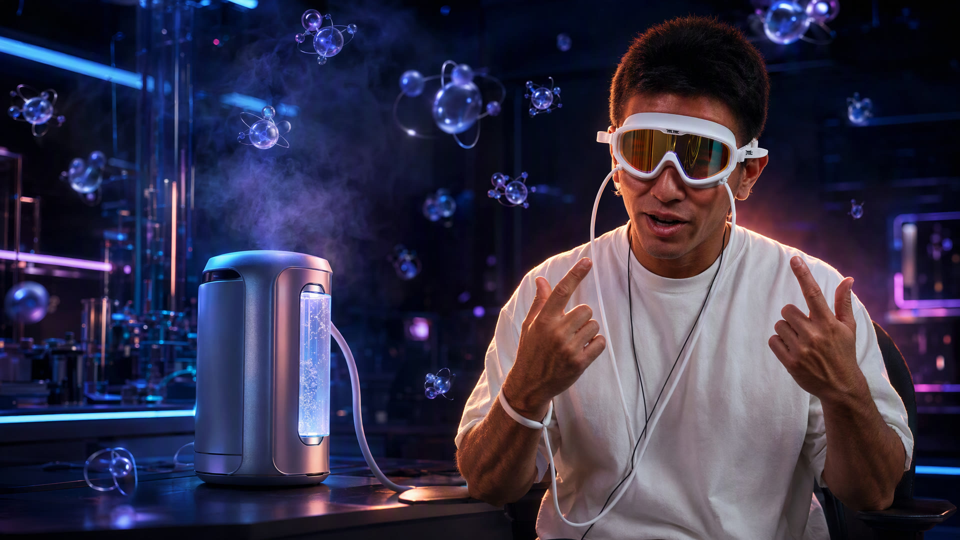 Why I breathed hydrogen through my eyes